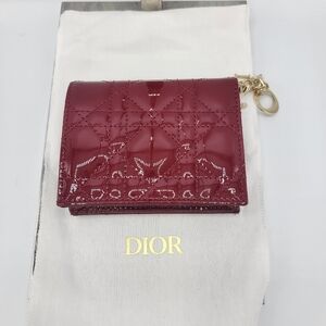 Dior Mini Lady Dior Gardenia Wallet